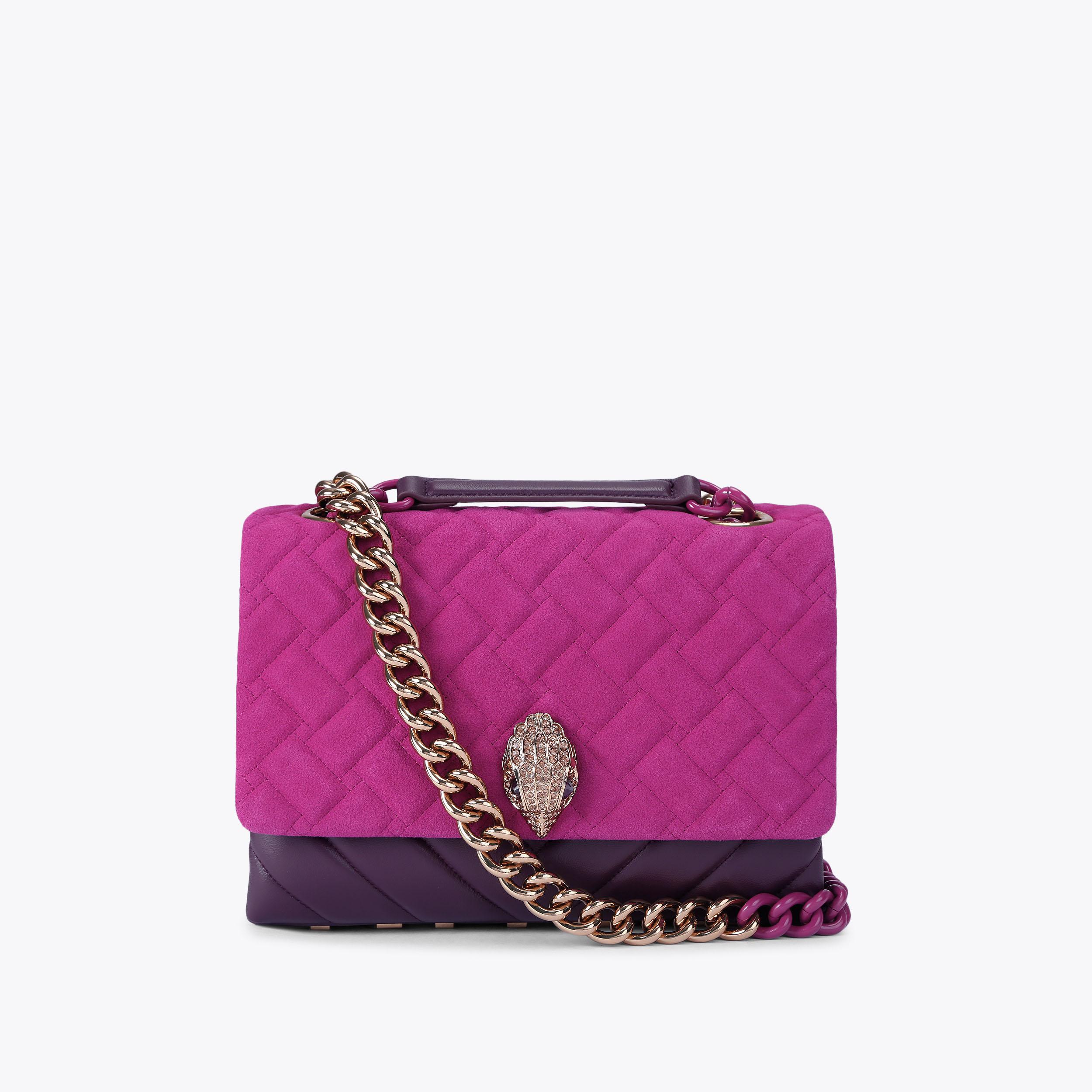 FABRIC MINI KENSINGTON Tartan Crystal Cross Body Purse by