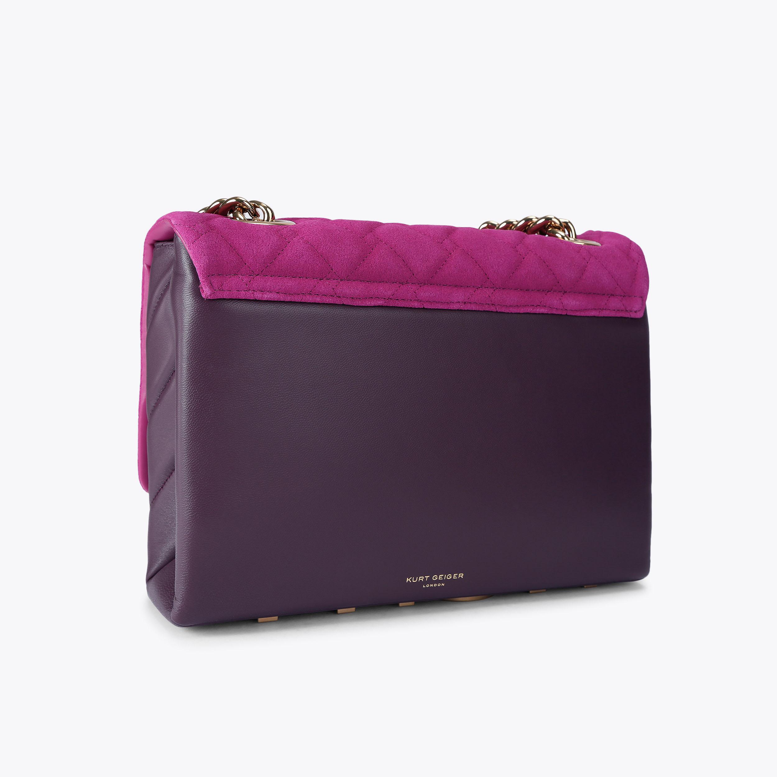 Fuchsia Genuine leather Kensington by Nixon Lambskin Leather Pants - Fuchsia | Ron Tomson main image 4