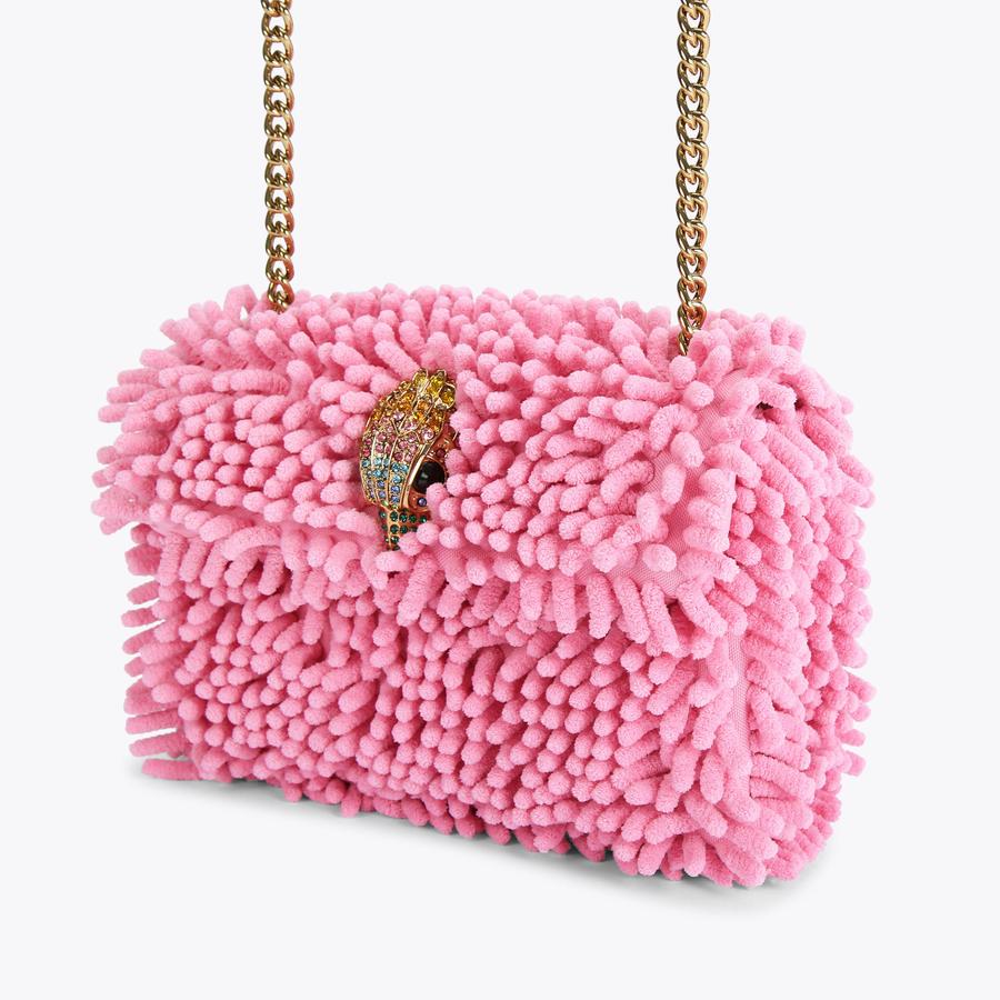 MEDIUM KENSINGTON Pink Cross Body Bag by KURT GEIGER LONDON