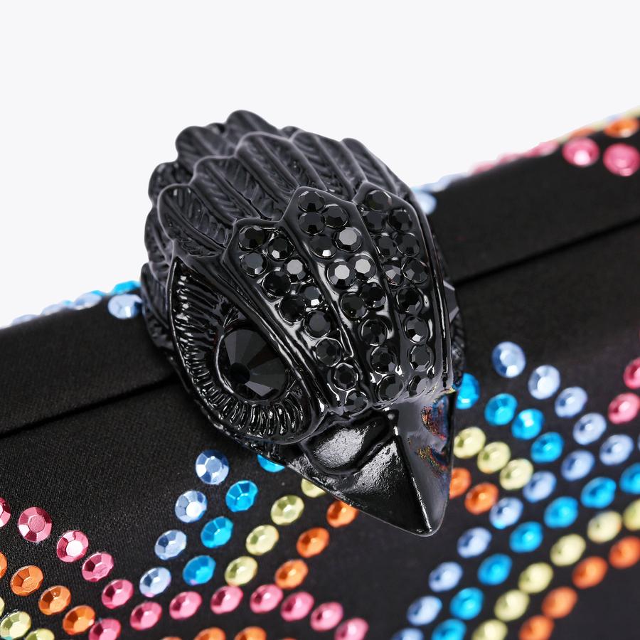CRYSTAL EAGLE CLUTCH Rainbow Clutch Bag by KURT GEIGER LONDON
