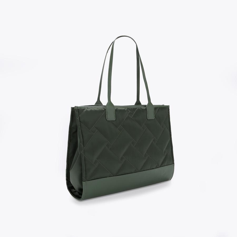 カート・ガイガー ロンドン キルティングスクエアショッパー Kurt Geiger London Recycled Square Shopper Bag | Handbags