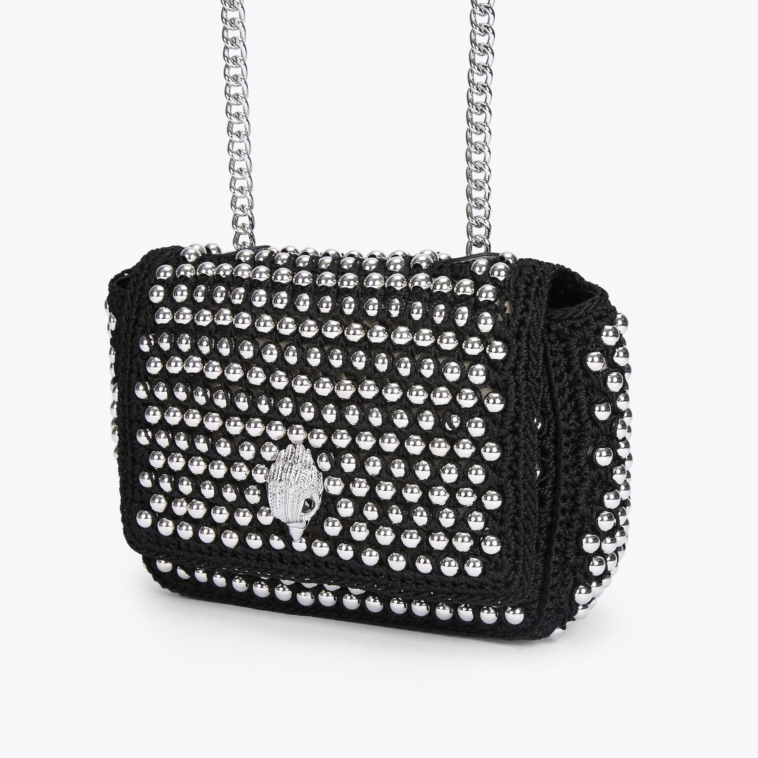 CROCHET MD KENSINGTON STU Black Cross Body Bag by KURT