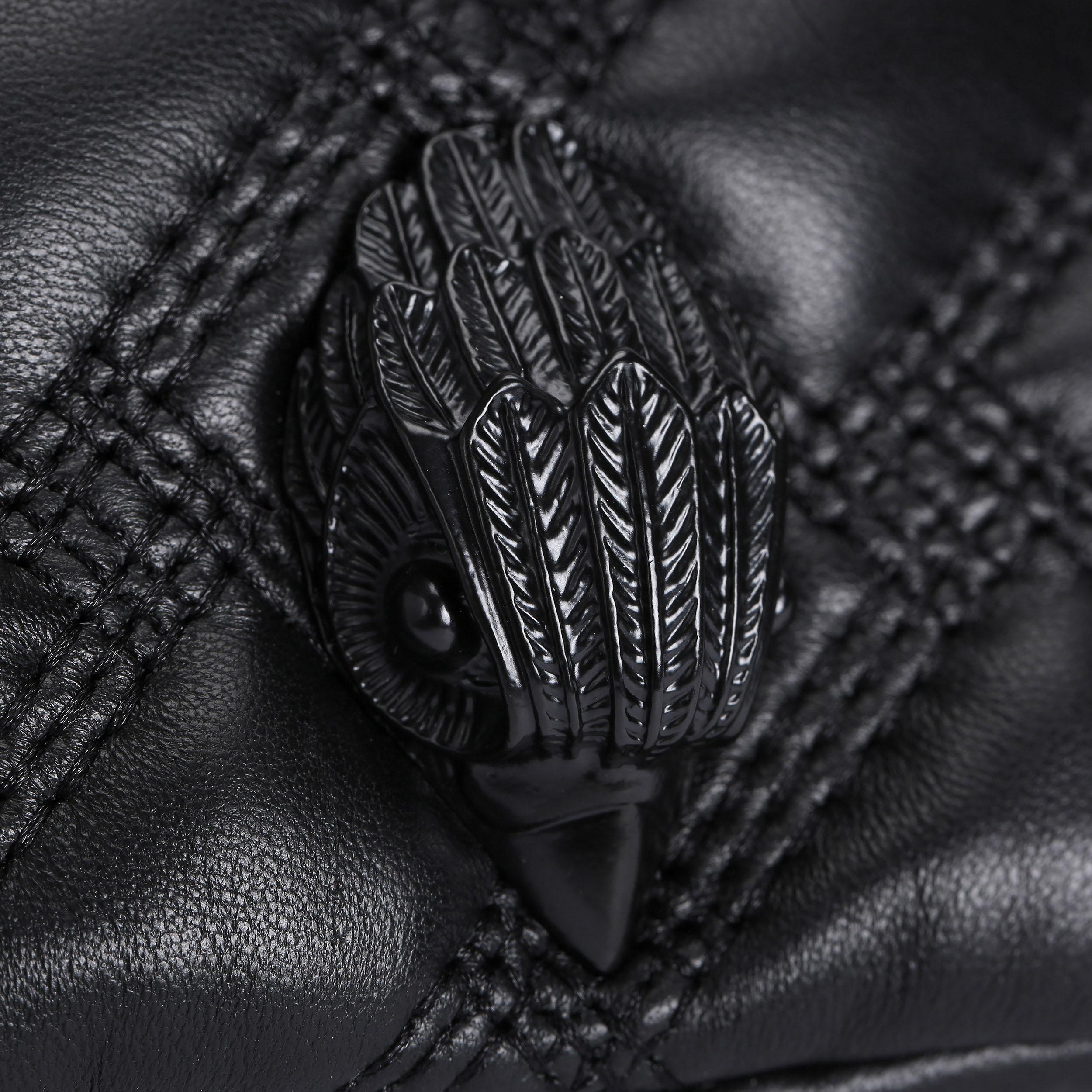 SM KENSINGTON BELTBAG DR Black Belt Bag by KURT GEIGER LONDON