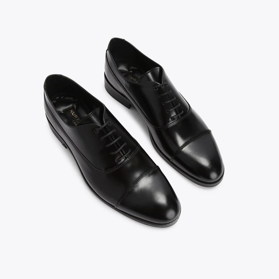 HUNTER OXFORD Black Leather Shoes by KURT GEIGER LONDON